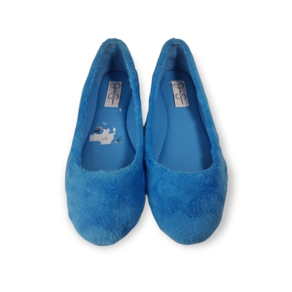 Jessica Simpson Brinkley Ballet Fuzzy Flat - Picture 2 of 11